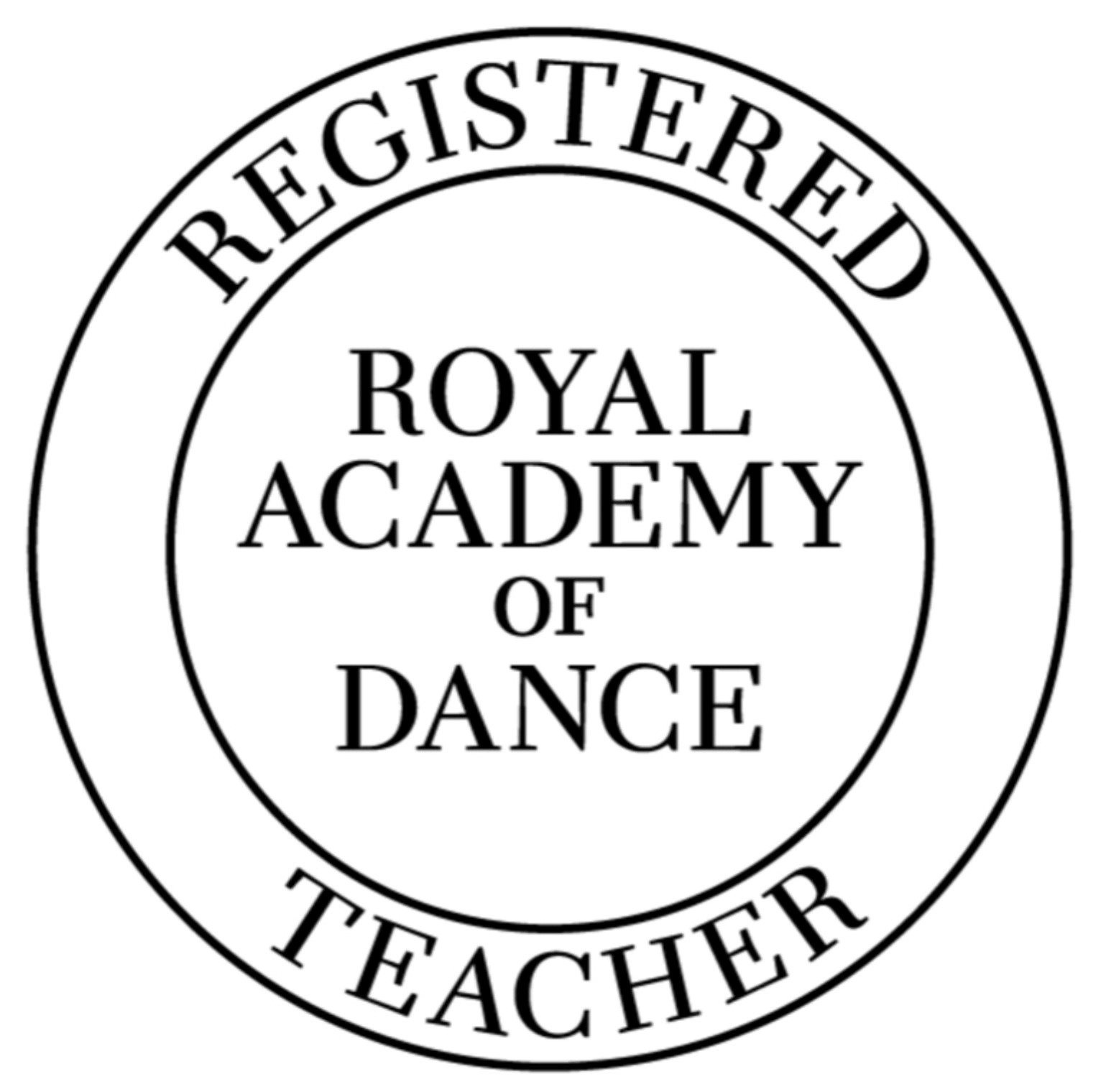 Logo of a Registered Teacher of Royal Academy of Dance