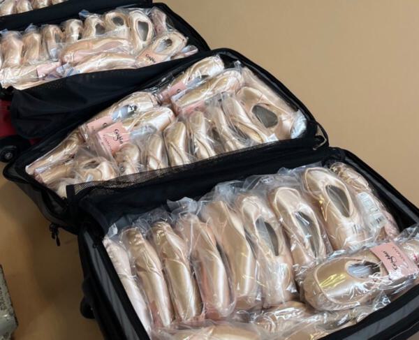 Spitzenschuhverkauf in der Ballettschule